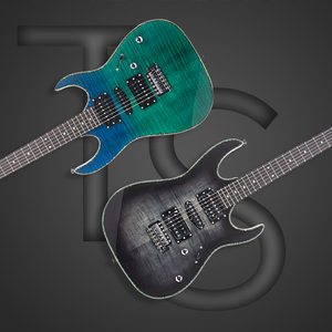 39-Inch Electric Guitar High Appearance Level Tiger-patterned Solid Wood Rock <strong>Instrument</strong> Accepts OEM Custom Electric Guitars - Product Image 3