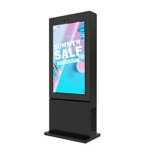 Lettore Pubblicitario LCD in Alluminio IP65 da Pavimento o da Parete 32 43 49 55 65 75 86 Pollici Segnaletica Digitale Pubblicitaria per Esterni - Product Image 2