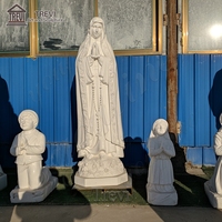 Sculptures en marbre du Vietnam Notre-Dame de Fatima Vierge Marie Statue de fournisseur chinois