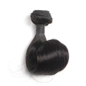 Wholesale 10''-30'' Natural Black Cuticle Aligned Hair Super Funmi Hair Double Drawn Egg Curl 100% Human Hair
