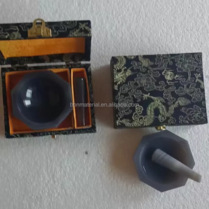 Hoge Hardheid Natuurlijke Agaat Topdiameter 60-150Mm Mortel Met Stamper Voor Laboratoriumtests - Product Image 5