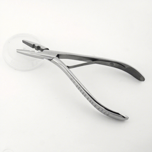 Pince d'extension de cheveux de haute qualité outil perles pince à sertir à 2 trous poignée confortable antidérapante outil d'application de microbilles - Product Image 1