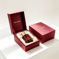 Boîte cadeau de luxe pour parfum, fabrication OEM en gros, boîte en carton rigide personnalisée avec fermeture magnétique, insert en satin, emballage cosmétique