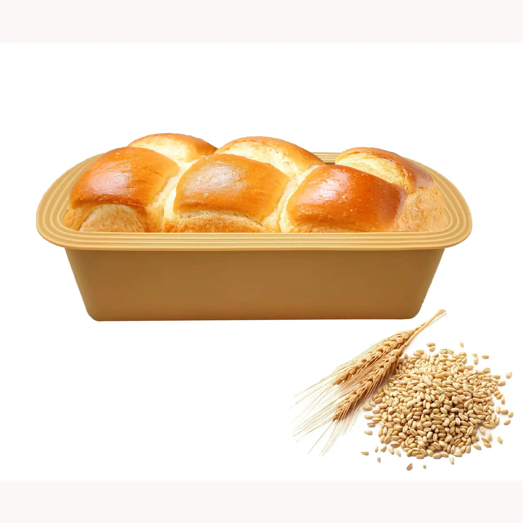 Food Grade Siliconen Bakken Cakevorm Non-stick Brood En Toast Mold Rechthoek Siliconen Broodvorm