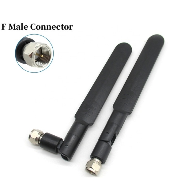 External 2.4G Wifi Antenna 5G Whip Antenna 2.4G 5.8G Dual Band Wifi Wireless Router F Male/Sma Male Communication Antennas