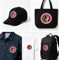 Écussons brodés personnalisés, écussons tissés thermocollants, écussons personnalisés avec logo pour vêtements, décoration de vêtements, chapeaux, accessoires de sac à dos