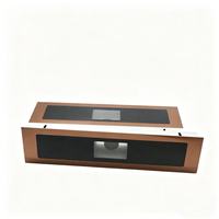 Pièces de rechange pour ascenseur : Panneau de commande horizontal LOP en bronze antique, personnalisé en usine, pour ascenseur de plancher