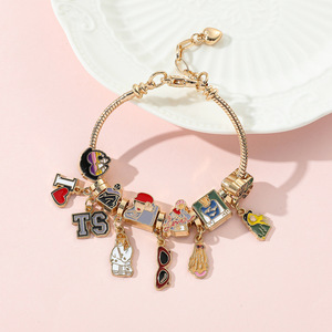 Nuevo cantante americano ts1988 <span class=keywords><strong>Pando</strong></span> pulsera con cuentas DIY joyería al por mayor Charm braceletift - Product Image 5