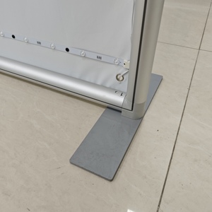 กล่องไฟทรงกลมขนาดใหญ่ 48 นิ้ว โครงอะลูมิเนียมชุบสีเงิน - Product Image 5