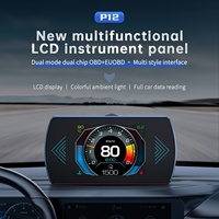 Jauge LCD OBD2 pour voiture de 4,29 pouces, 11 langues, double puce, éclairage latéral, scanner multi-interface et PID pour voitures OBDII