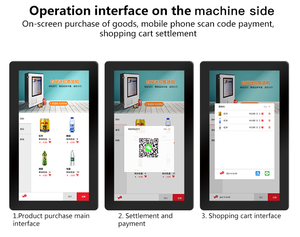 Nhà máy cung cấp giá rẻ uống Máy bán hàng tự động để bán thực phẩm Máy bán hàng tự động thông minh máy bán hàng tự động - Product Image 4