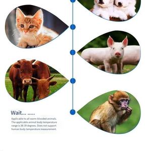 시우다 동물 체온 측정기 귀 온도계 애완동물 비접촉식 디지털 온도계 (플라스틱 모델 EF-07) - Product Image 3