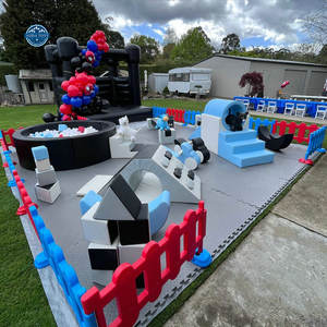 Aire <span class=keywords><strong>de</strong></span> jeux pour enfants noirs <span class=keywords><strong>avec</strong></span> <span class=keywords><strong>piscine</strong></span> à balles et équipement <span class=keywords><strong>de</strong></span> jeux doux pour les fêtes, les écoles, utilisation intérieure/extérieure - Product Image 1