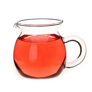 Fabrika kaynağı 250ml çevre dostu şeffaf uzun borosilikat cam çaydanlıklar temizle cam çay demliği isıya dayanıklı çaydanlık