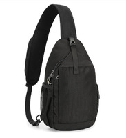 Tas Selempang Custom Pabrik untuk Santai, Ransel Kecil dengan LOGO, Tas Dada Olahraga Outdoor