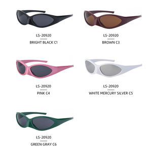 Mode Y2K <span class=keywords><strong>futuriste</strong></span> hommes cyclisme sport lunettes de soleil polarisées en plein air personnalité femmes protection UV lunettes de soleil steampunk 2022 - Product Image 6