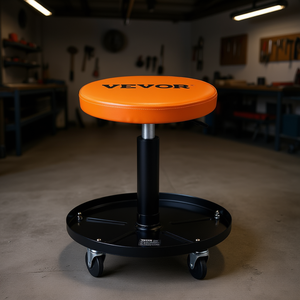 Asiento rodante mecánico Vevor con altura ajustable y bandeja para herramientas para uso en taller o garaje. - Product Image 2