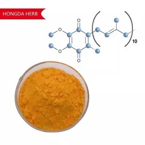 HONGDA-polvo Soluble en grasa, ubiquinona COQ10, 98%, CAS 303-98-0, coenzima Q10