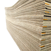 Fibre de jute de panneau de tissu de plafond de voiture de poids réduit de haute résistance de traitement facile ignifuge