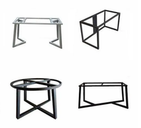 Pieds de table basse en fer universels pour la plupart des plateaux de table