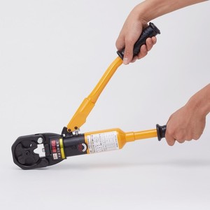 Herramienta de Prensado Hidráulica Manual para Acero Métrico Lobtex Modelo AKH150S Amarillo+Negro 4.3kg Hecho en Japón - Product Image 2