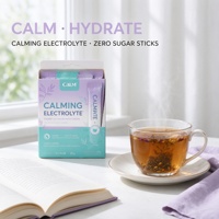 Mélange de Boisson Électrolytique Apaisante en Sachet OEM ODM Marque Privée Glycinate de Magnésium Ashwagandha L-Théanine pour le Soutien Immunitaire