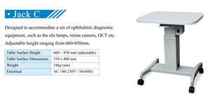 Electrical Ophthalmic <b>Working</b> <b>Table</b> for Digital Slit Lamp Instrument <b>Table</b> Motorized Lifting Combined Ophthalmic <b>Table</b> - Product Image 5