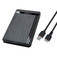 Caja de Disco Duro SATA a USB 3.0 de 2.5', Carcasas para Discos Duros Móviles, Caja Externa para Almacenamiento SSD, Plug and Play