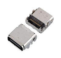 Cargador móvil de 24 pines y transferencia de datos 3,1 conector USB hembra/conector Usb-c conector de cargador rápido para ordenador portátil
