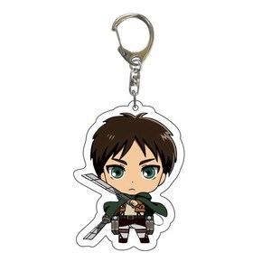 Llavero acrílico Anime Attack On Titan, portallaves para bolsa, accesorio <span class=keywords><strong>de</strong></span> llave <span class=keywords><strong>de</strong></span> coche - Product Image 3