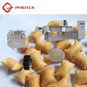 Extruded Full Automatic Fried 3D Pellet Bugles Chips Snack Food Processing Making Machine Production Line