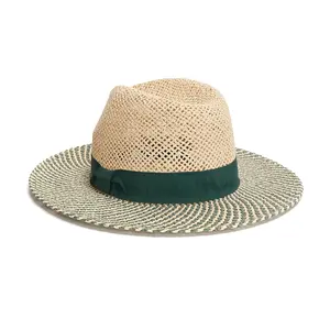 Wholesale Luxury Customized Wide Brim Straw Hat for Men Women