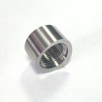 Écrou de fixation M18x1.5 en acier inoxydable 304, à sertir, diamètre extérieur 26mm x hauteur 17mm, pour tuyau d'échappement, support de capteur, usiné par électroérosion (EDM) et CNC, pour voiture/camion