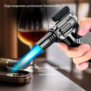 Debang Chuyên Nghiệp Chất Lượng Cao Kẽm Hợp Kim Butan Gas <span class=keywords><strong>Torch</strong></span> Light-Windproof Xách Tay Tái Sử Dụng & Bền Cho Sử Dụng Ngoài Trời - Product Image 4