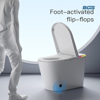 Sanitaires de luxe, style moderne, fonctionnement entièrement automatique, bidet électrique, chasse d'eau siphonique, toilette intelligente intelligente