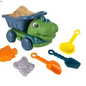 Enfants été jeu de plein air <span class=keywords><strong>sable</strong></span> jouant en plastique dessin animé coulissant dinosaure voiture à <span class=keywords><strong>benne</strong></span> basculante plage jouets camions - Product Image 1