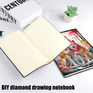 5D DIY Diamond Painting Notebook Kit Animal Themed Wolf Design con Dot Rhinestones - Product Image 5