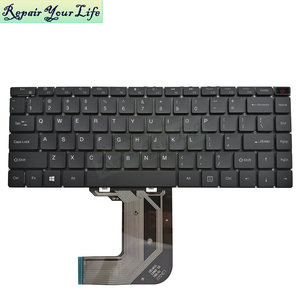Teclado de portátil F2 Silence con retroiluminación en inglés estadounidense para X390F CH1401L Chuwi LarkBook X 14 CWI534, nuevo, negro - Product Image 2