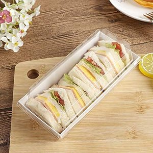 Boîtes en papier avec couvercles transparents, papier kraft de qualité alimentaire, ensemble de boîtes <span class=keywords><strong>kawaii</strong></span> pour la livraison des aliments, offre spéciale - Product Image 6
