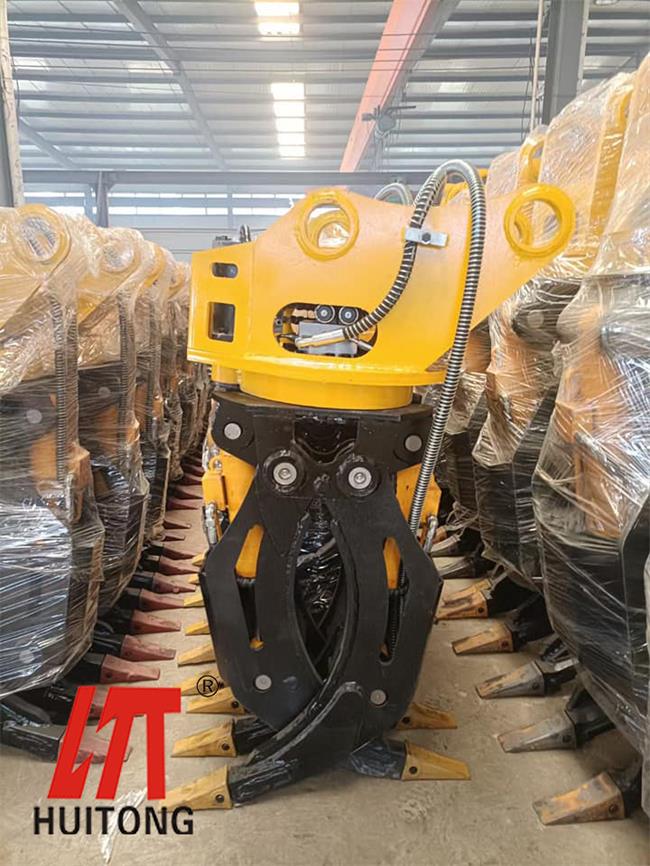 Q345B Mechanical Wood Grapple For 40 50 60t Excavator Customized Size