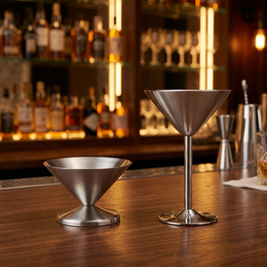Eco-Friendly Stainless Steel <b>Martini</b> Cup Glass for Bar Restaurant Hotel-Essential Bartender Accessories - Product Image 3
