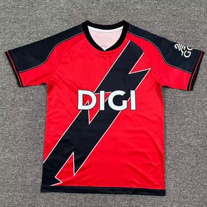 ชุดฟุตบอลฤดูร้อน ฤดูกาลใหม่ 2025/26 ลายพิมพ์เรโย วัลเลคานา ออกแบบเองได้ เสื้อแข่งเหย้า/เยือน แขนสั้น โพลีเอสเตอร์ แห้งเร็ว - Product Image 1