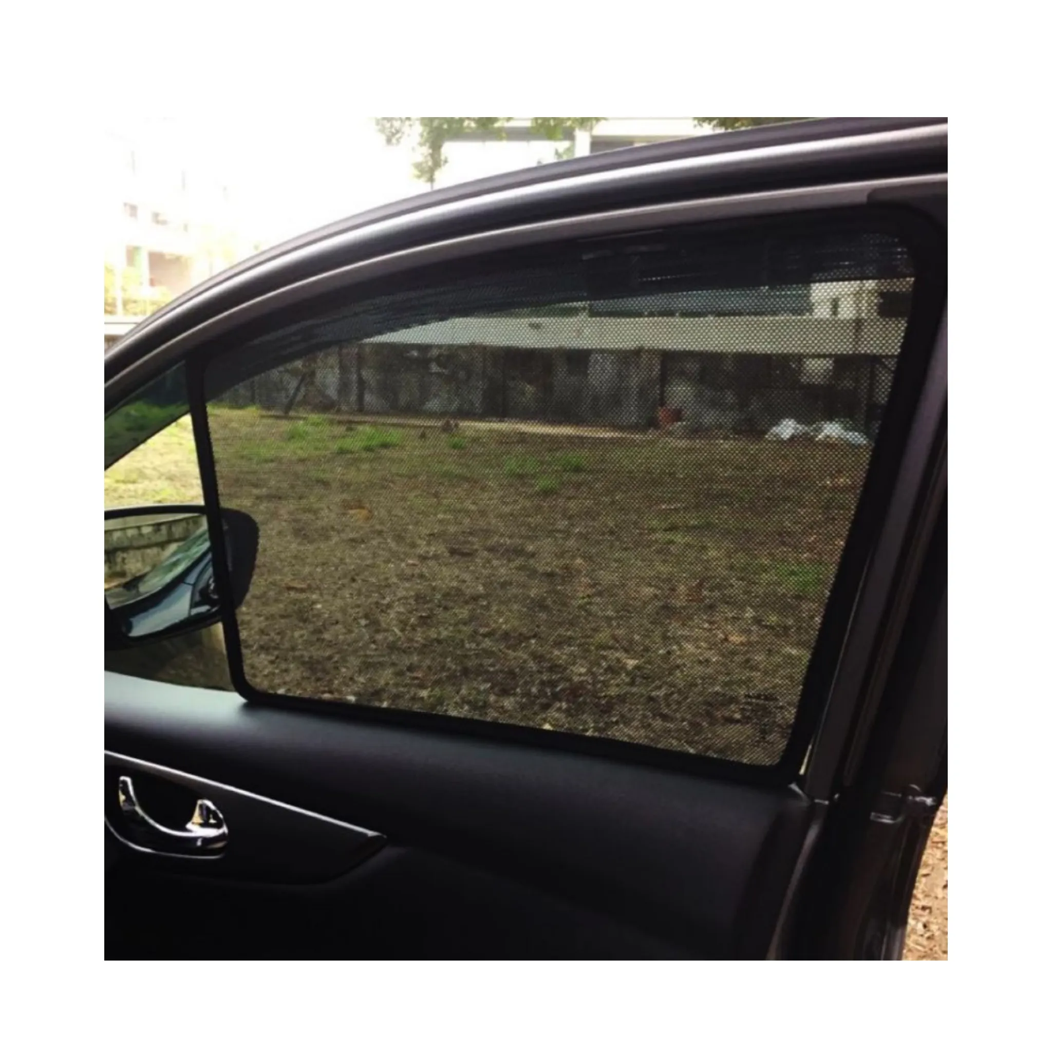サイドカーフロントウィンドウ透明サンシェードカーバイザー窓用磁気