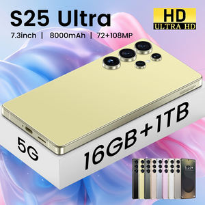 Teléfono inteligente S25 Ultra + desbloqueado de alta calidad 5G teléfono móvil barato 16 + 512GB almacenamiento 2K resolución de pantalla LTE comparable S24 Ultra - Product Image 4