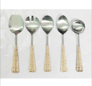 Vente chaude 2025 Ensemble de couverts Flateware avec finition dorée Design tendance Ensemble de couverts Flateware faits à la main à vendre - Product Image 2