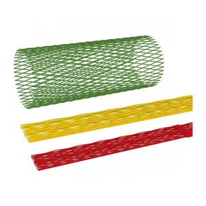 Polyethylene PE plastic netting protection telescopic elastic tubular mesh sleeve shaft mesh netting