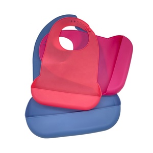 BPAフリーキッチンアダルトビブ調節可能な防水アダルトシリコンビブ再利用可能なシリコンアダルトビブ男性女性用 - Product Image 1