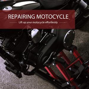 1500lbs <span class=keywords><strong>moto</strong></span> support réglable cric de levage béquille sol Jack Table palan <span class=keywords><strong>atelier</strong></span> outils de levage ATV ciseaux ascenseur - Product Image 6