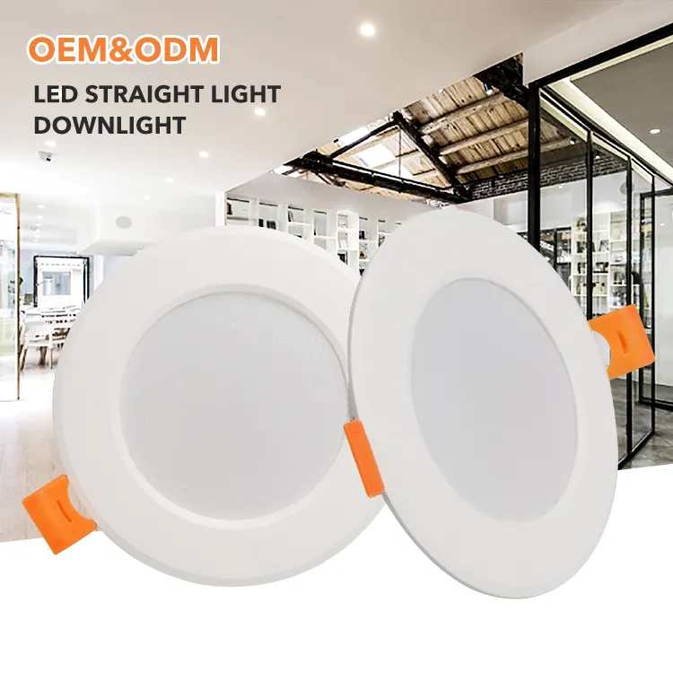 Dễ dàng cài đặt Trần xuống đèn trong nhà khách sạn nhà văn phòng lõm gắn 5 wát LED Downlight