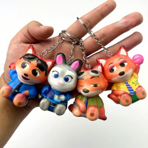 Muñecos de la serie Zootopia, llavero de EVA y PU, colgante antiestrés de rebote lento, superventas transfronterizo para jóvenes - Product Image 2